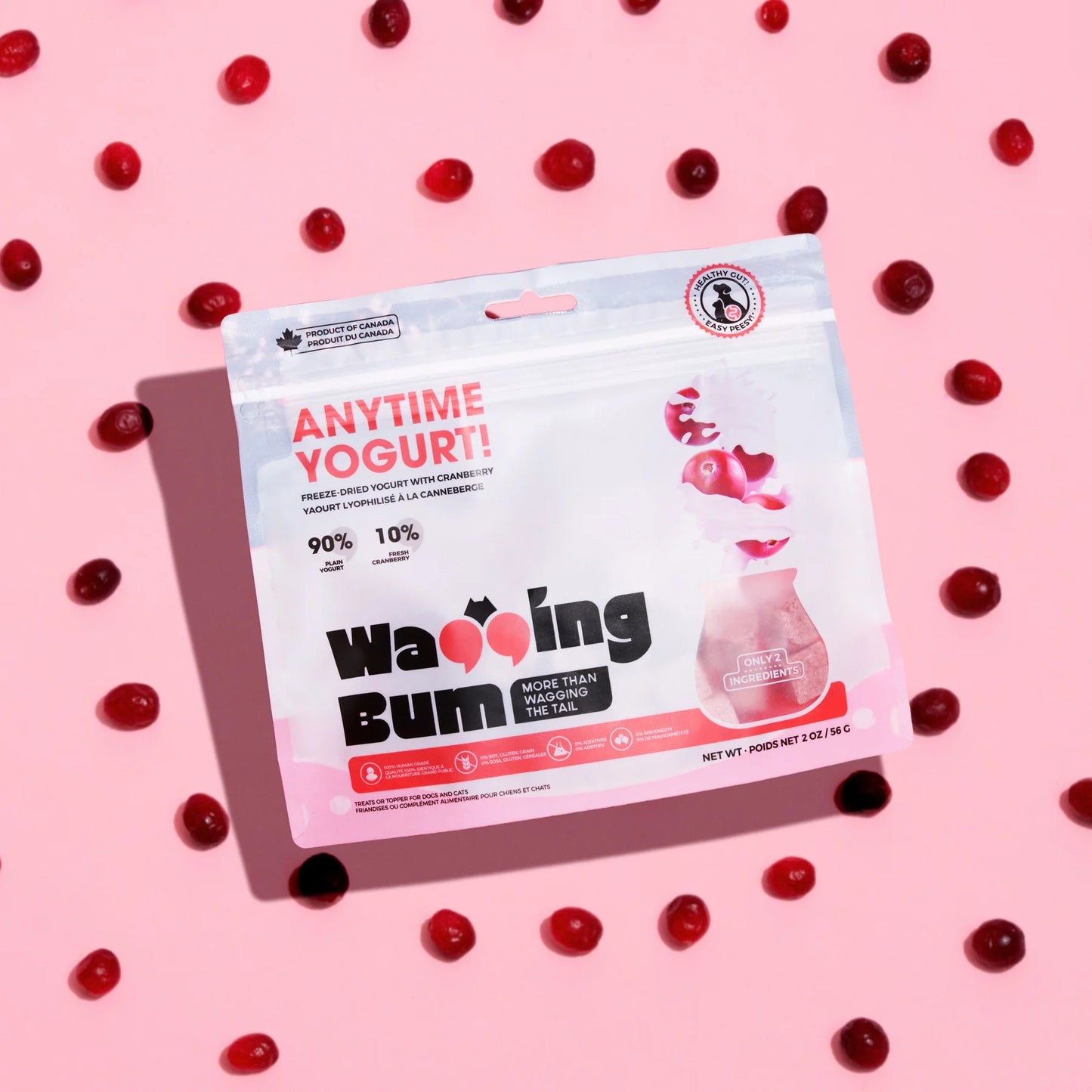 ANYTIME YOGURT! Freeze-dried Yogurt with Cranberry