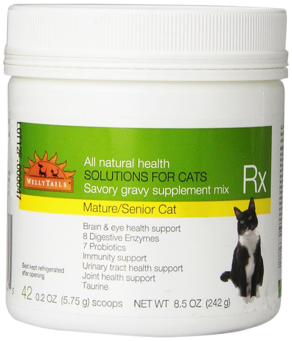 WELLYTAILS MATURE SENIOR JOINT CARE RX CAT 242 G