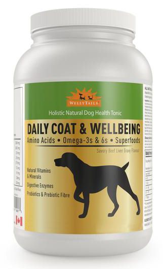 WELLYTAILS DAILY COAT AND WELL BEING DOG
