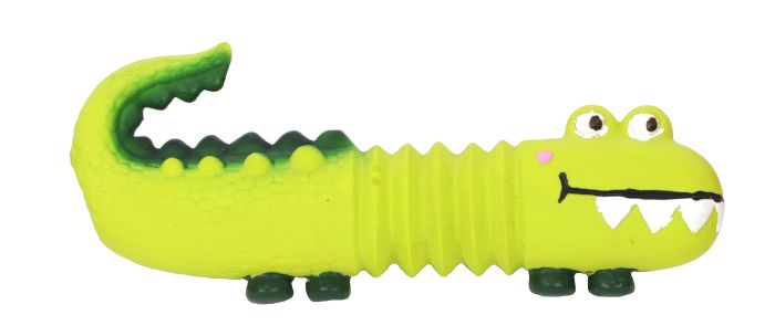 BUD'Z LATEX LIZARD GREEN DOG TOYS 1 PC