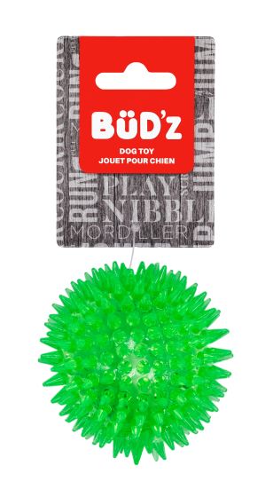 BUD'Z RUBBER PLAIN SPIKED DOG TOYS