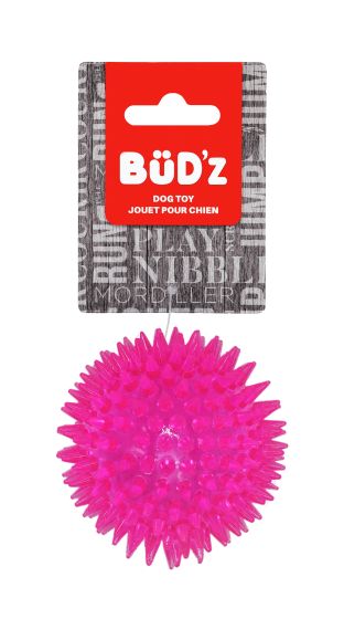 BUD'Z RUBBER PLAIN SPIKED DOG TOYS