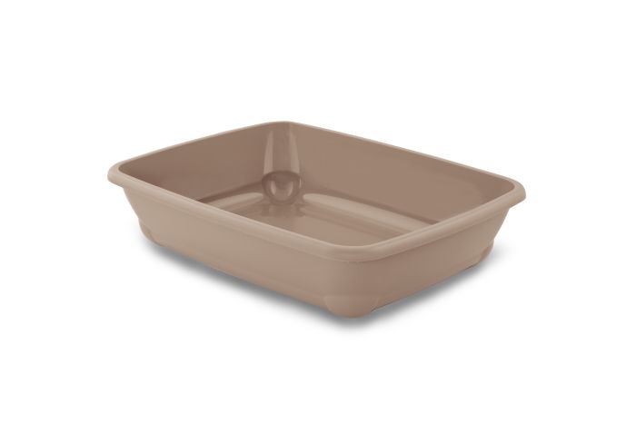 Bergamo Litter Pan Birba Large Mocaccino Cat 1pc 56x39x11cm