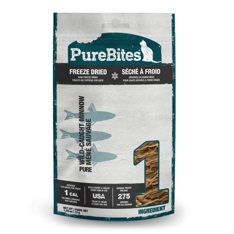 PURE BITES WILD CAUGHT MINNOW CAT TREATS