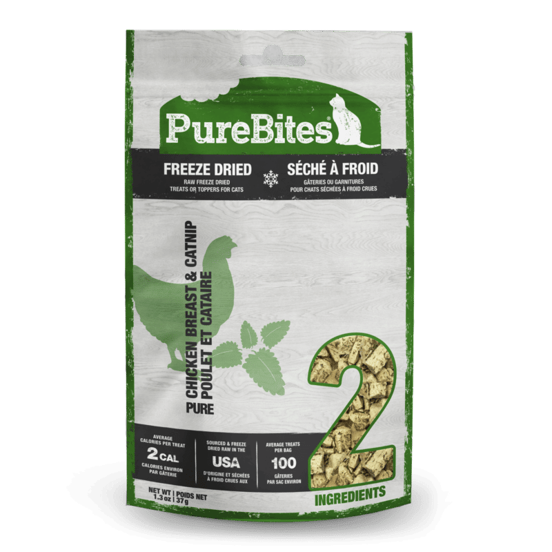 PURE BITES CHICKEN BREAST AND CATNIP CAT TREATS