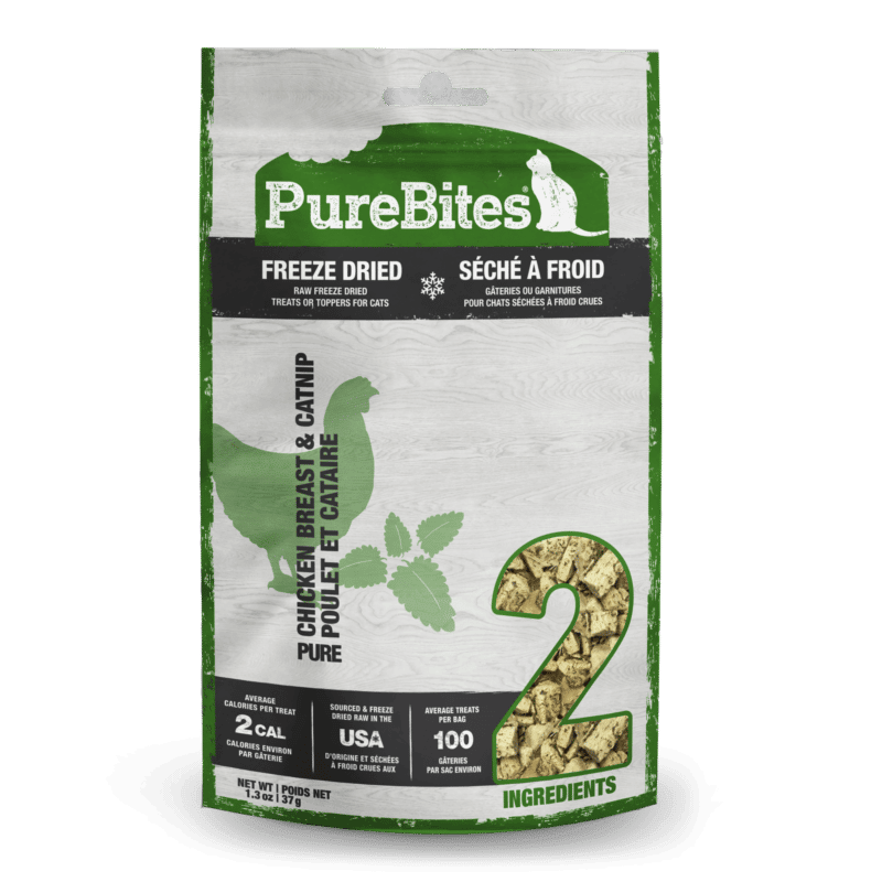 PURE BITES CHICKEN BREAST AND CATNIP  CAT TREATS