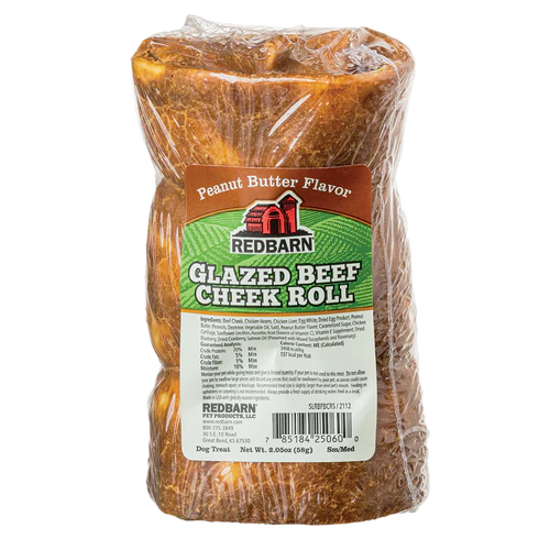 Red Barn Glazed Cheek Beef Roll - Peanut Butter Flavor - SM/MD