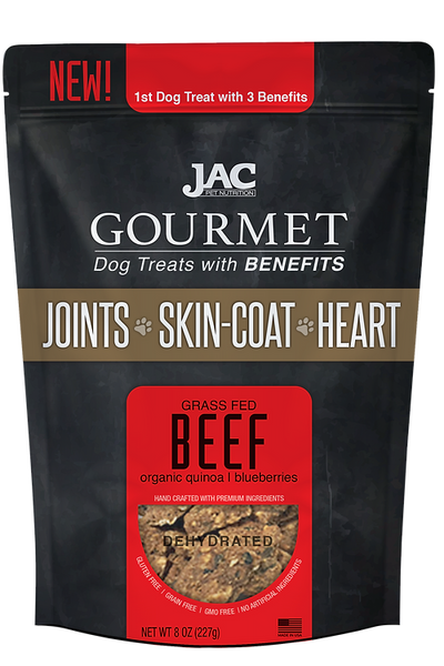 JAC FUNTIONAL DOG TREATS - GRASS-FED BEEF