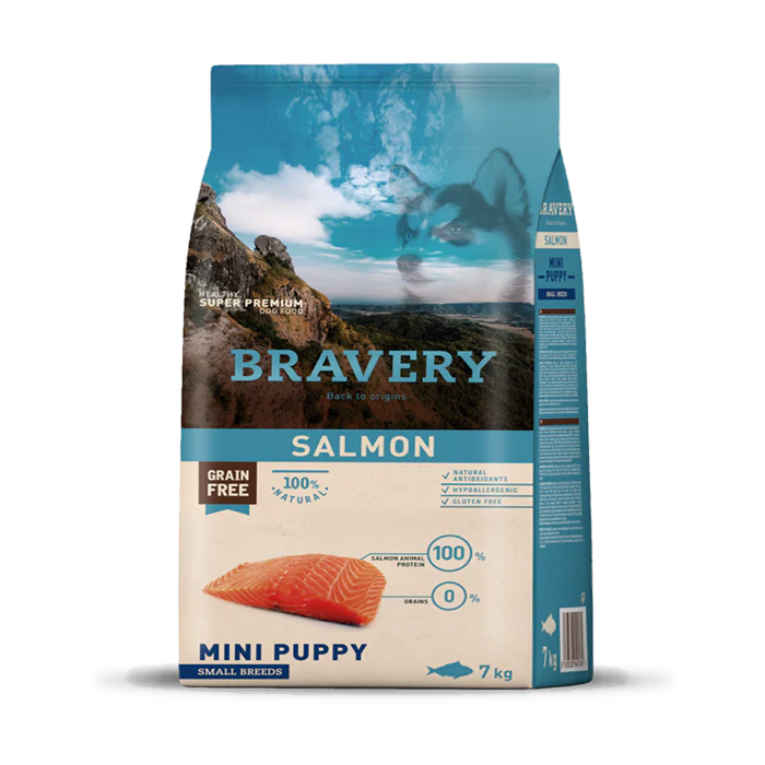 BRAVERY SALMON - MINI PUPPY DOG (SMALL BREED)