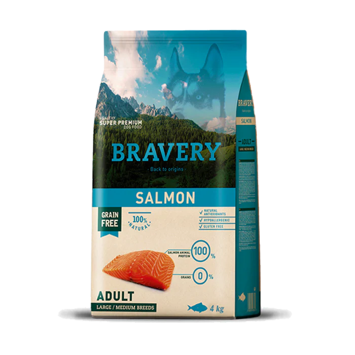 BRAVERY SALMON - ADULT DOG (MEDIUM / LARGE BREEDS)