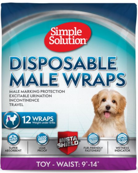 Simple Solution Disposable Male Wraps DOG