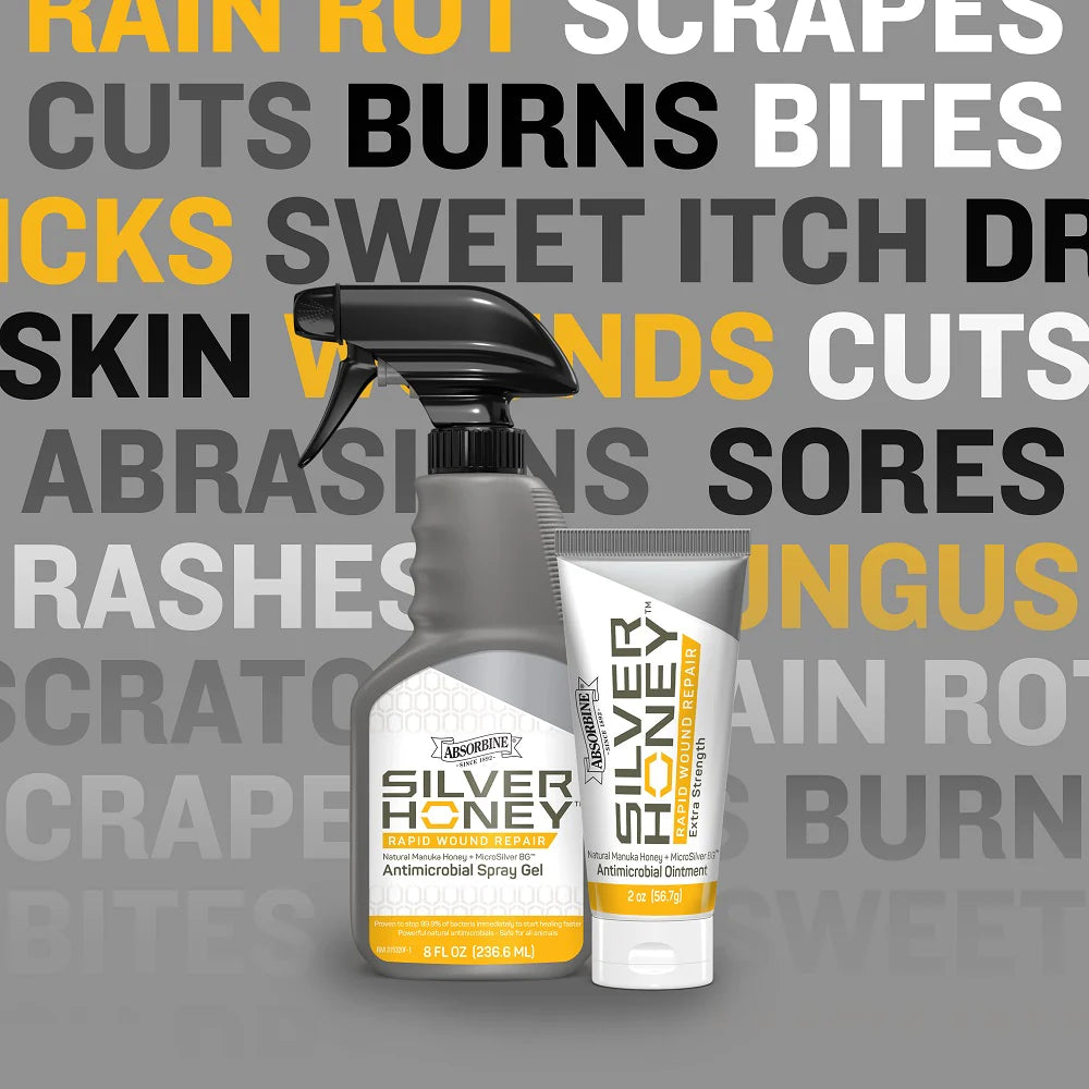 THE MISSING LINK® SILVER HONEY™ HOT SPOT & WOUND CARE OINTMENT 240 ML SPRAY BOTTLE