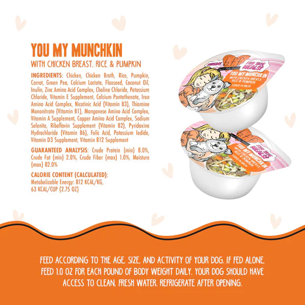 WERUVA YOU MY MUNCHKIN WITH CHICKEN BREAST, RICE & PUMPKIN IN BROTH