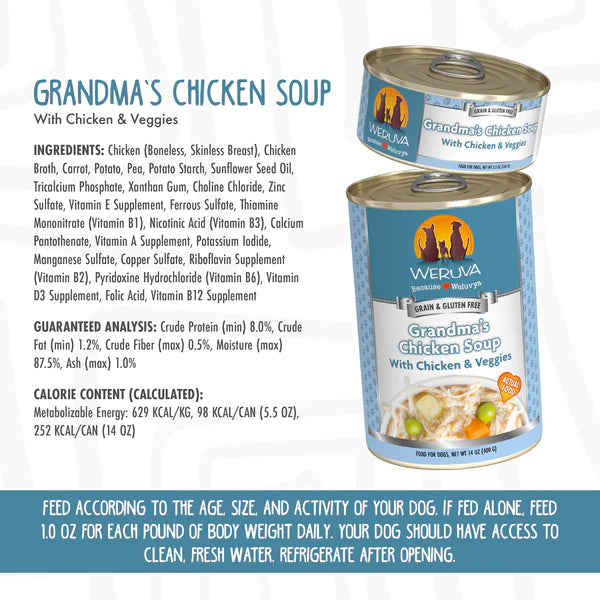 WERUVA GRANDMA'S KITCHEN CHICKEN SOUP WITH VEGGIES