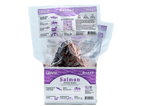 RED DOG BLUE KAT SALMON HEADS FROZEN BONES