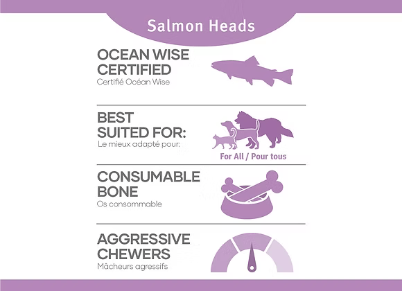 RED DOG BLUE KAT SALMON HEADS FROZEN BONES