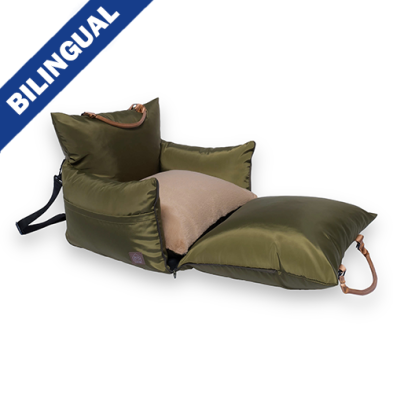 4 CATS & DOGS MARCO CAR & TRAVEL BED ARMY