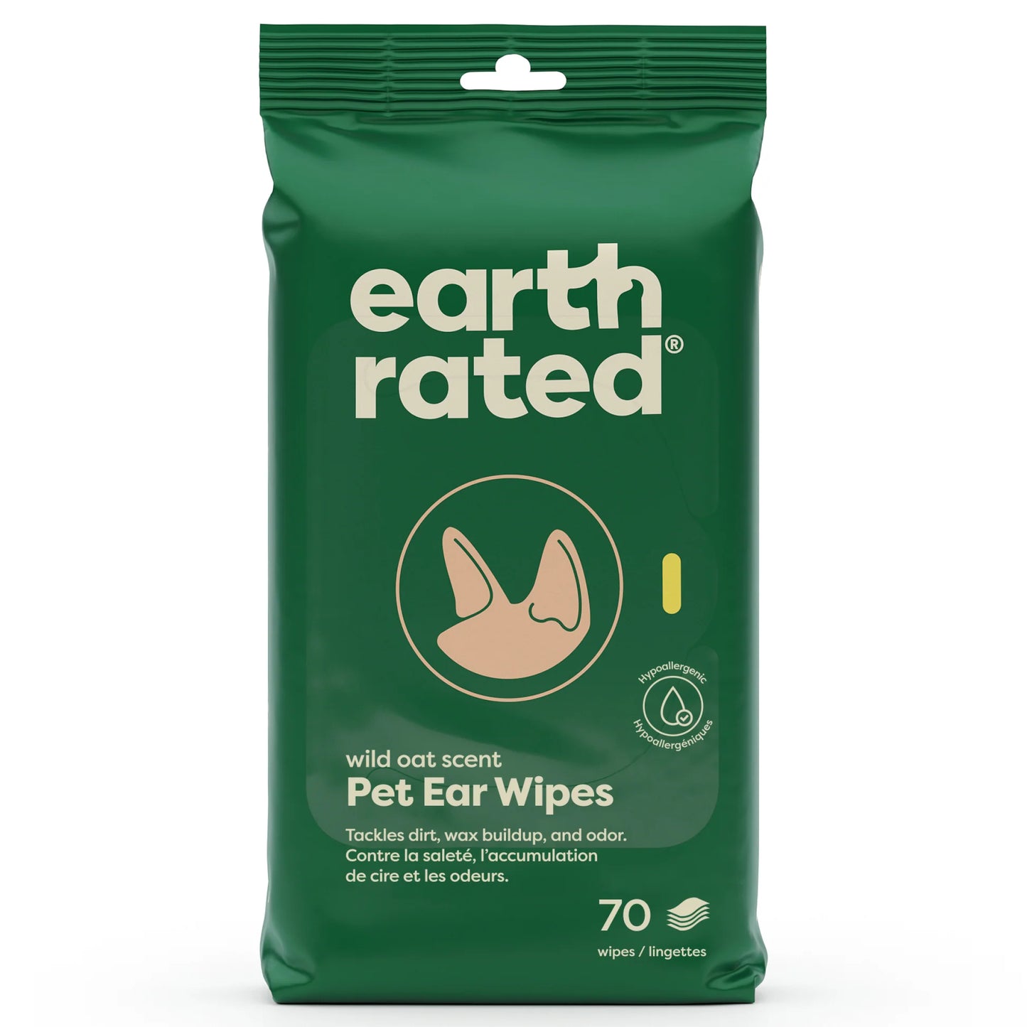 EARTHRATED GROOMING WIPES - EAR WIPES