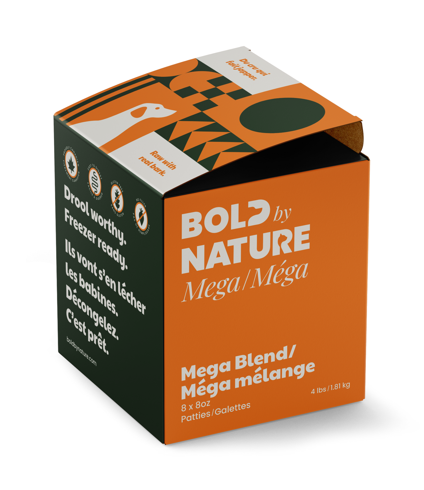 BOLD BY NATURE MEGA DOG RAW : MEGA BLEND BOX