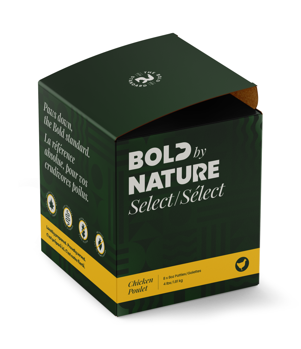 BOLD BY NATURE SELECT DOG RAW : CHICKEN BOX