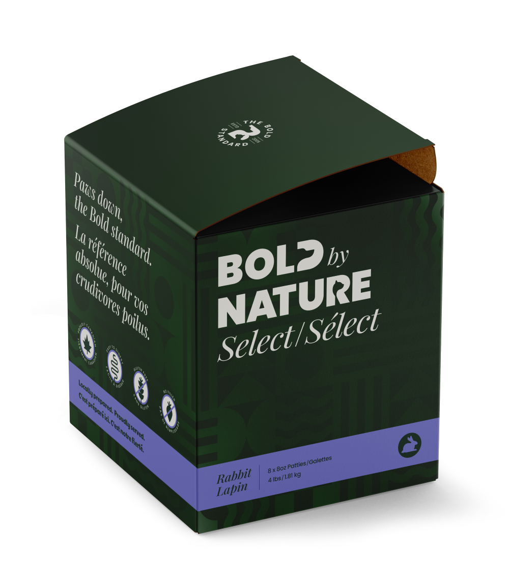 BOLD BY NATURE SELECT DOG RAW : RABBIT BOX