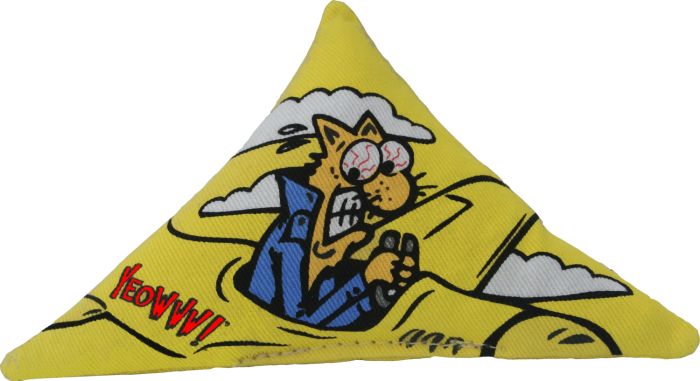 YEOWW PURRR MUDA BAG TRIANGLE CAT TOYS