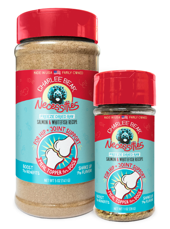 Charlee Bear® Necessities™ Freeze-Dried Raw Salmon & Whitefish Recipe for Hip & Joint Support Meal Topper for Dogs 1oz