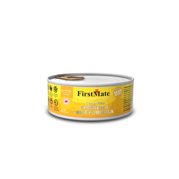 FIRSTMATE CHICKEN & RICE FORMULA CAT CAN