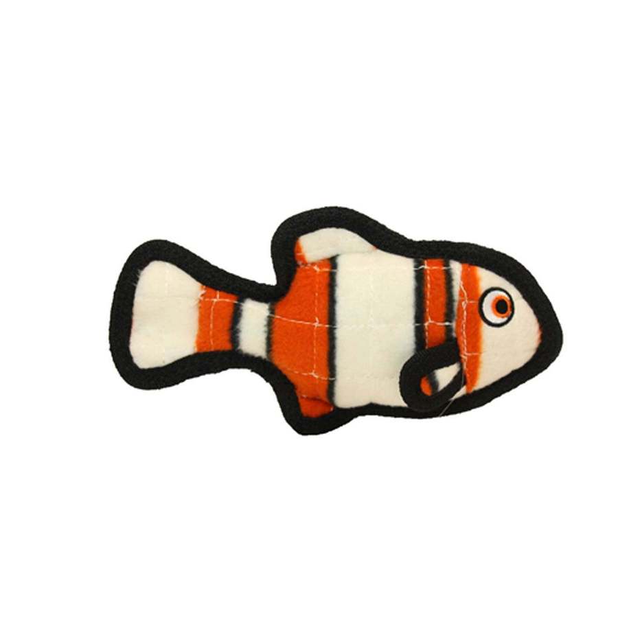 TUFFY BARNYARD - ORANGE FISH - DOG TOY : EXTREME TOUGH
