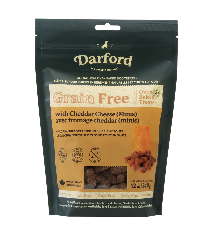 DARFORD GRAIN-FREE CHEDDAR CHEESE DOG TREATS