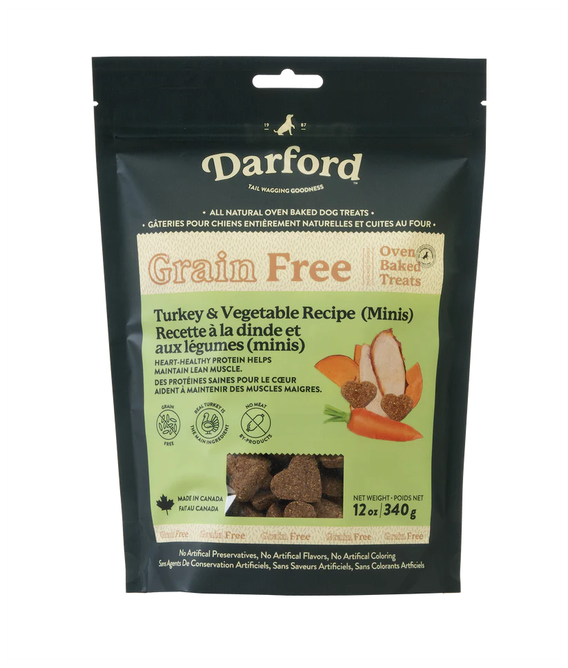 DARFORD GRAIN-FREE TURKEY& VEGETABLES RECIPE DOG TREATS