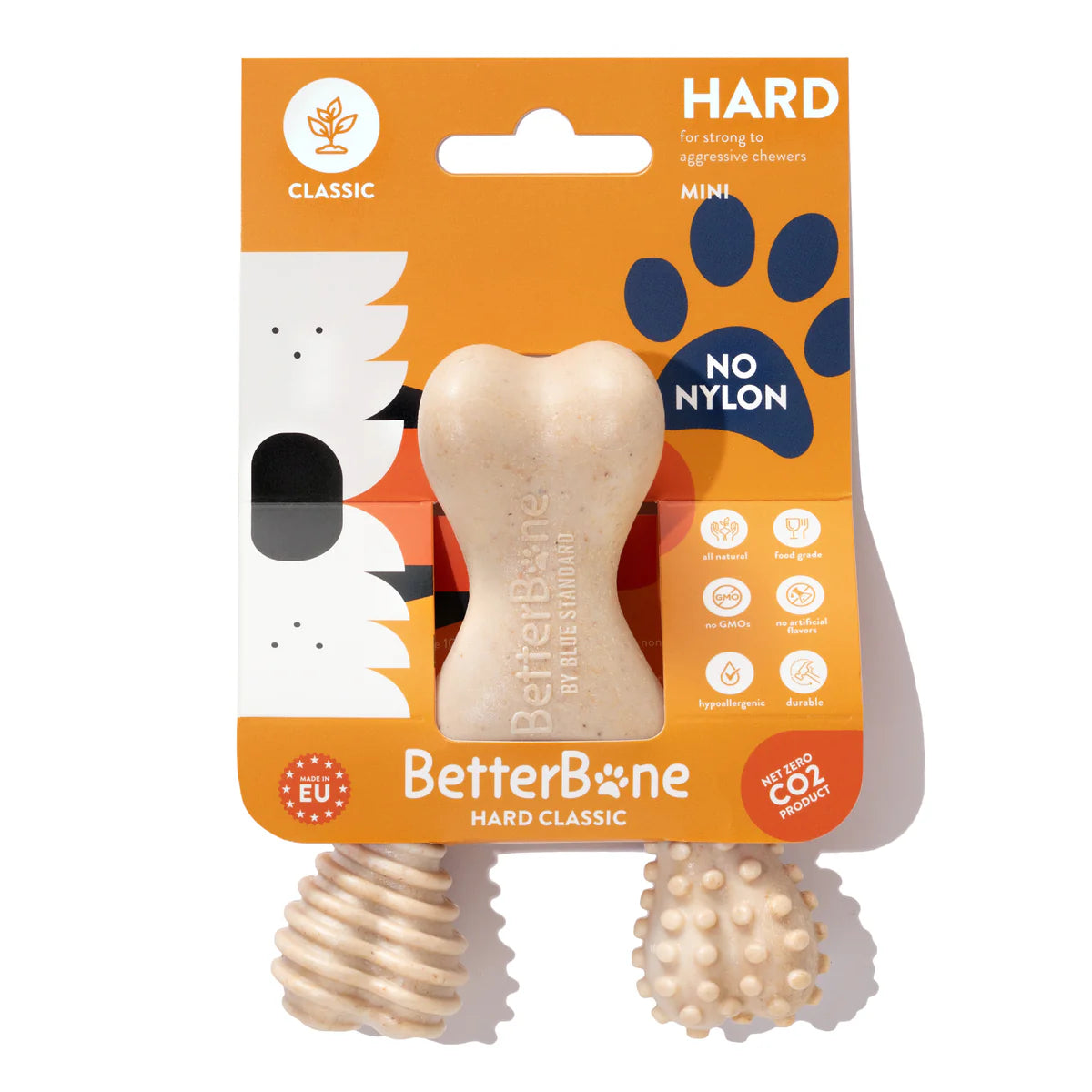BETTERBONE DURABILLITY CHEW TOY : HARD DENSITY SUPER DURABLE CHEW TOY FOR STRONG & AFRESSIVE CHEWERS