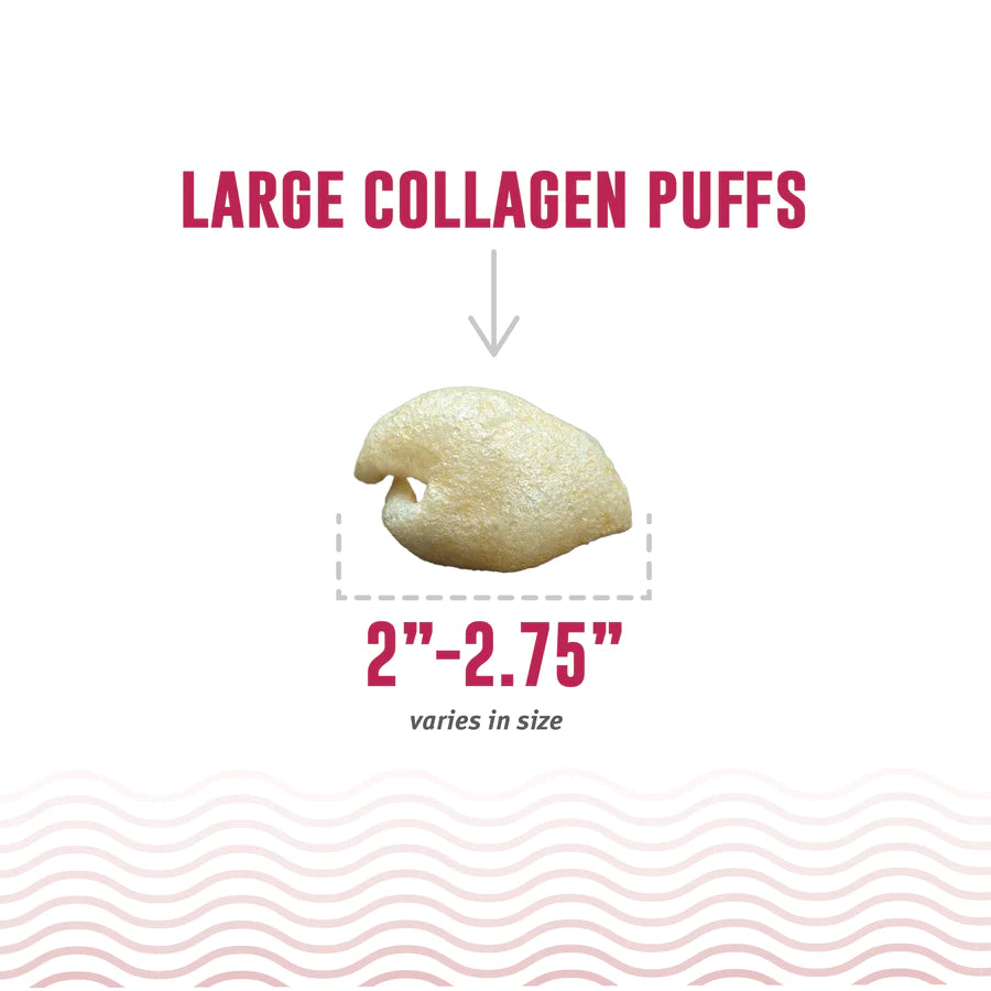 COLLAGEN PUFFS CRUNCHY PROTEIN DOG TREATS