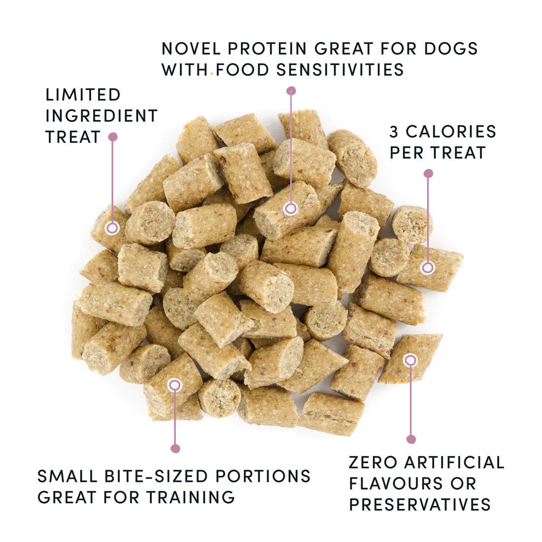CRUMPS NATURALS LAMB SEMI MOIST MINI TRAINER DOG TREATS