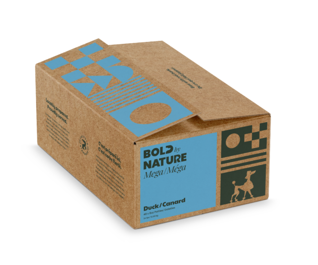BOLD BY NATURE MEGA DOG RAW : MEGA DUCK BOX