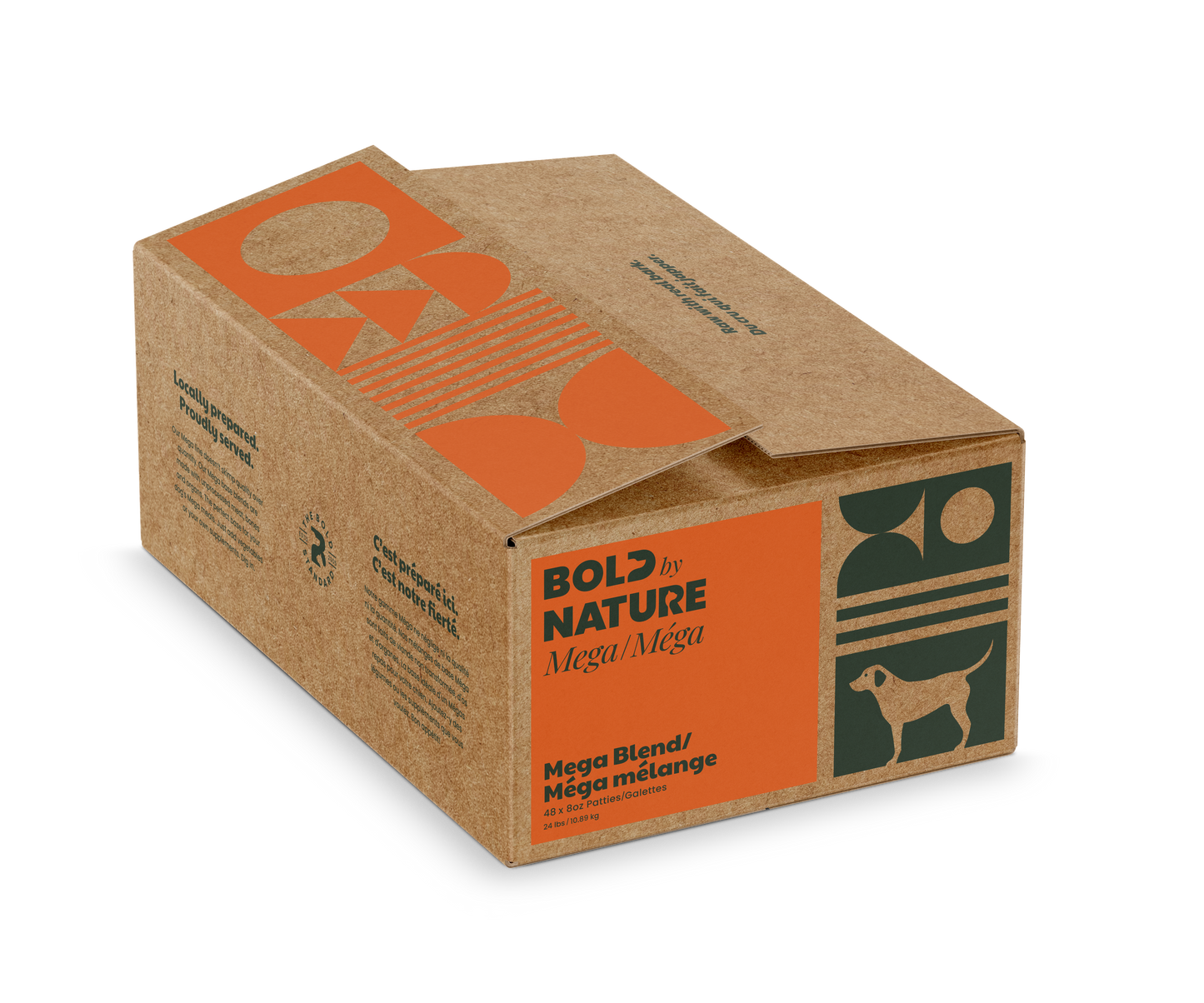BOLD BY NATURE MEGA DOG RAW : MEGA BLEND BOX