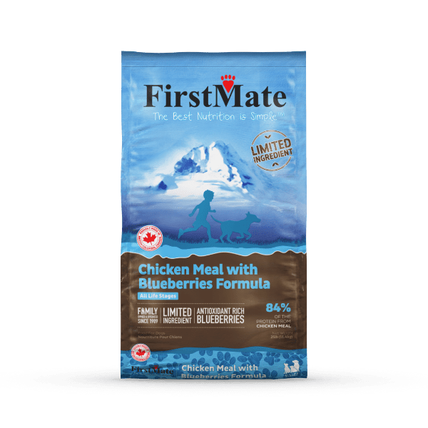 FIRSTMATE GRAIN FREE LIMITED INGREDITENT CHICKEN & BLUEBERRY DRY DOG FOOD