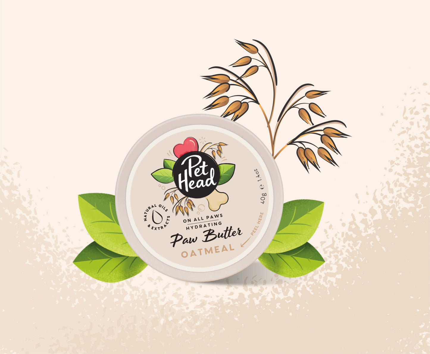 PET HEAD OATMEAL PAW BUTTER