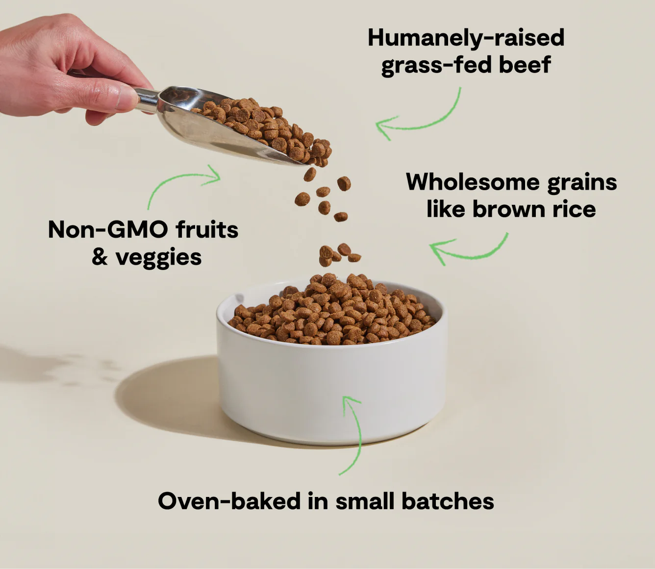 OPEN FARM® Goodbowl™ Grass-Fed Beef & Brown Rice Dog Kibble