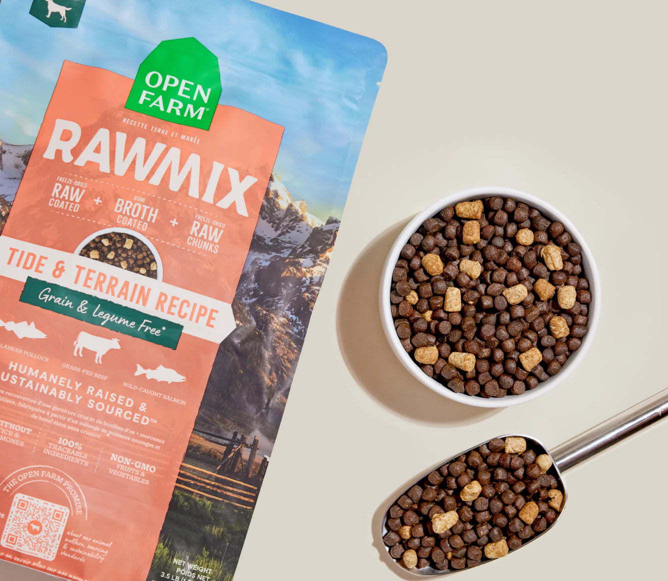 OPEN FARM® RAWMIX TIDE & TERRAIN GRAIN FREE DOG FOOD