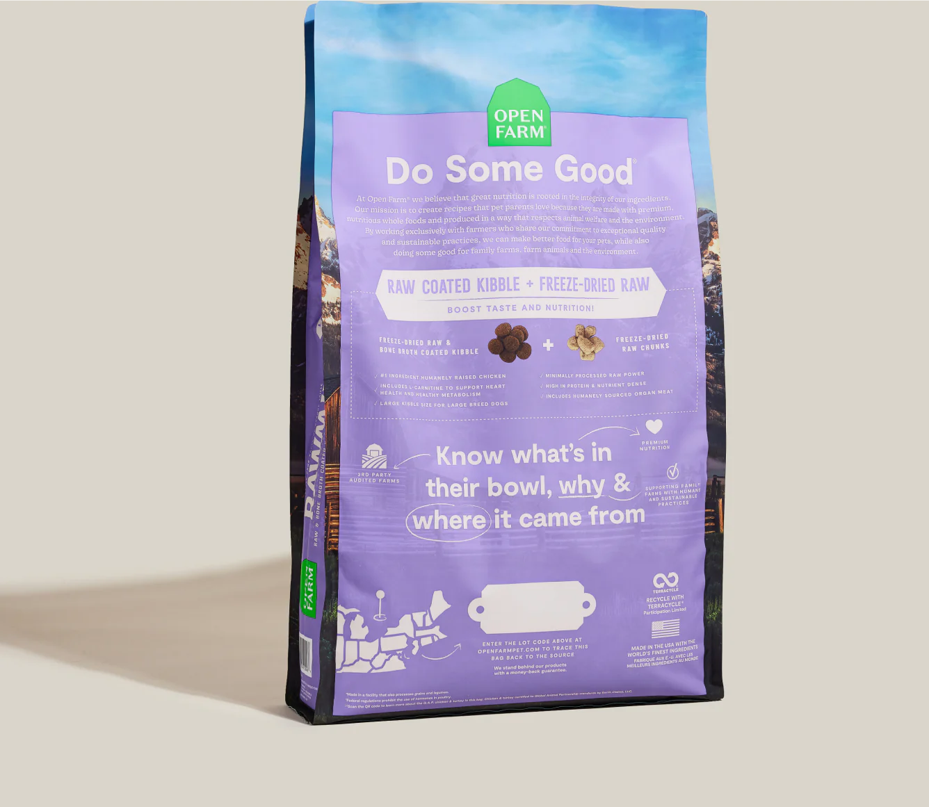 OPEN FARM® RAWMIX LARGE BREED GRAIN FREE DOG FOOD