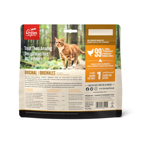 ORIJEN FREEZE-DRIED CAT TREATS - ORIGINAL RECIPE