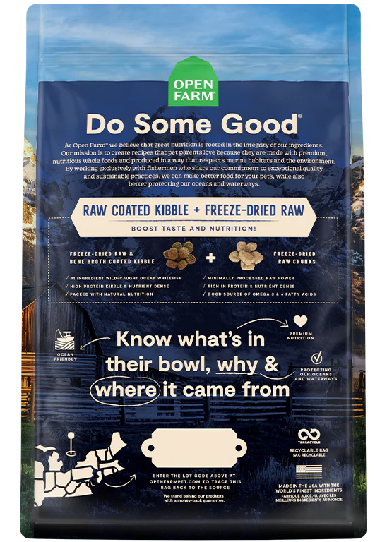 OPEN FARM® RAWMIX WILD OCEAN RECIPE GRAIN FREE DOG FOOD