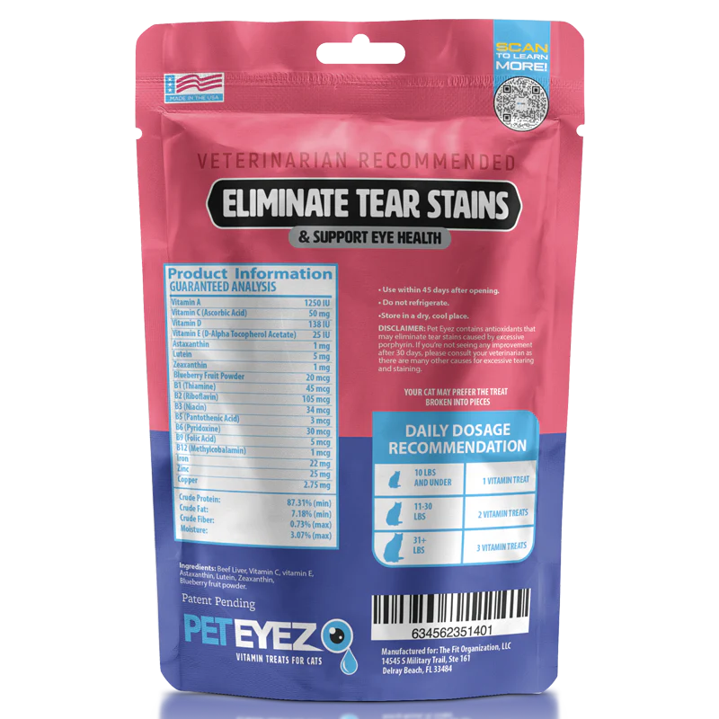 PET EYEZ TEAR STAINS & SUPPORT EYE HEALTH : BEEF FOR DOG