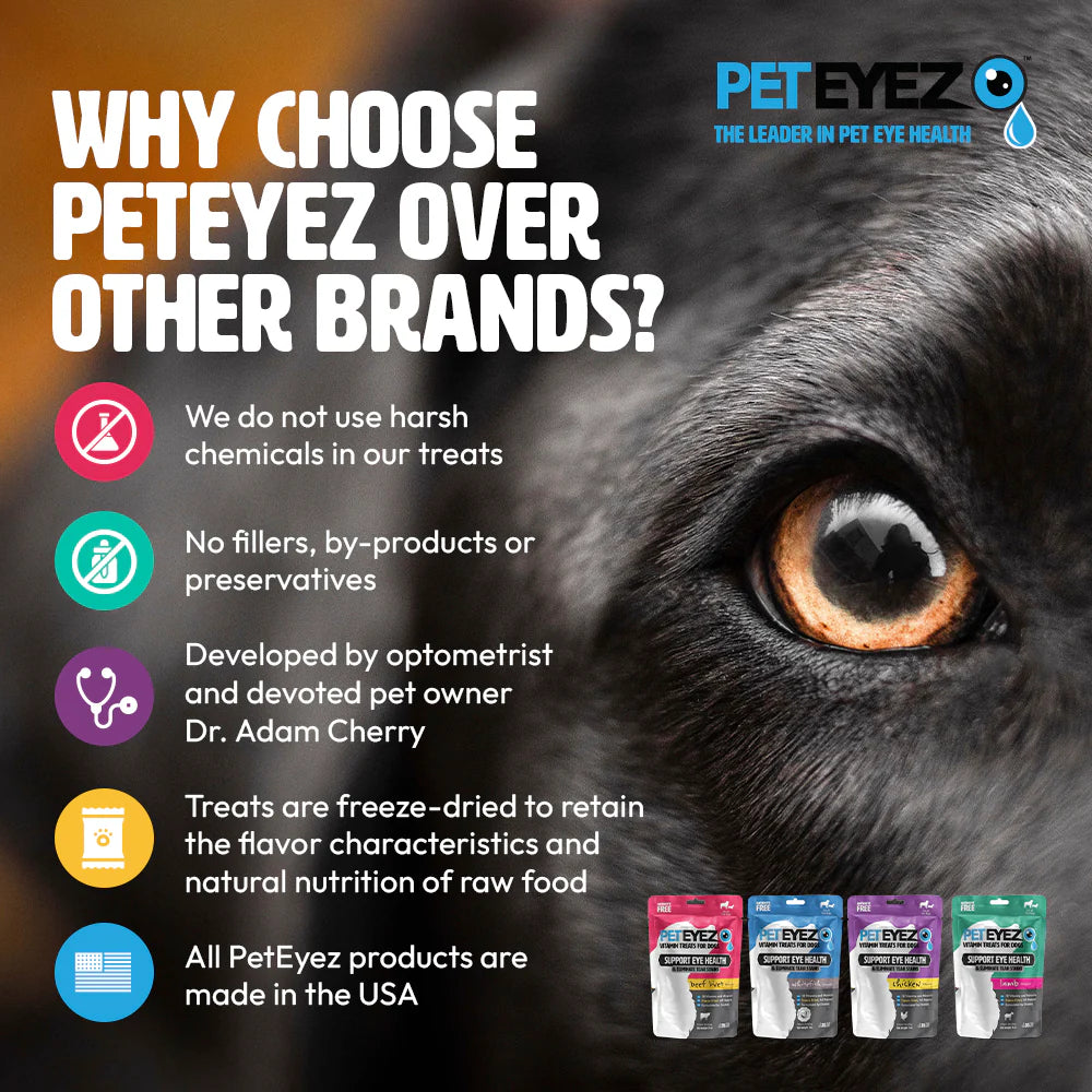 PET EYEZ TEAR STAINS & SUPPORT EYE HEALTH : BEEF FOR DOG