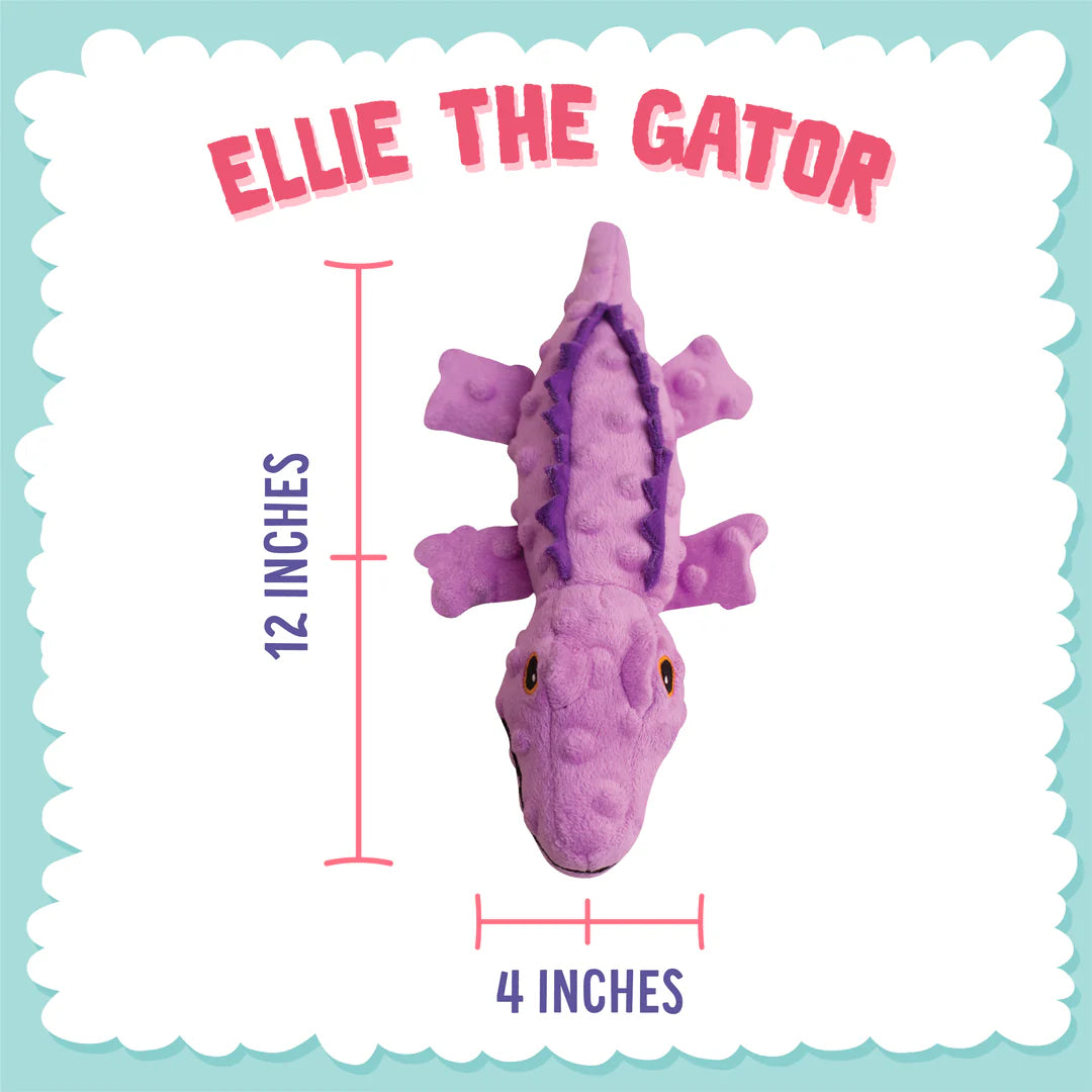 SNUGAROOZ  ELLIE THE GATOR DOG 12 IN
