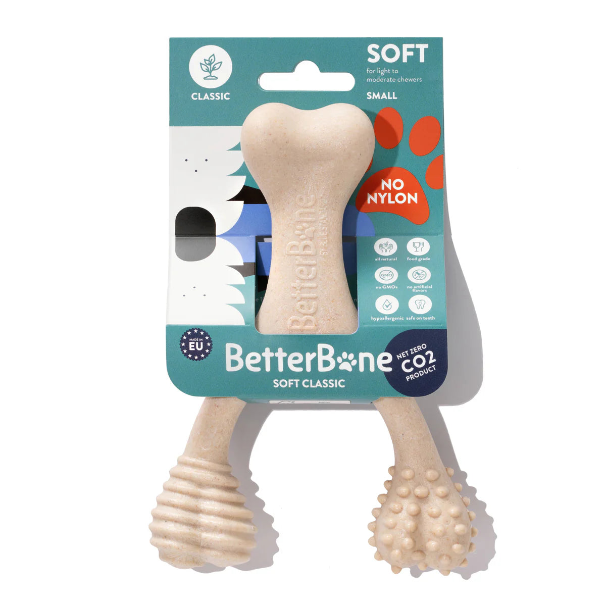 BETTERBONE DURABILLITY CHEW TOY : SOFT, PERFECT FOR PUPPIES, SENIORS AND GENTLE CHEWERS