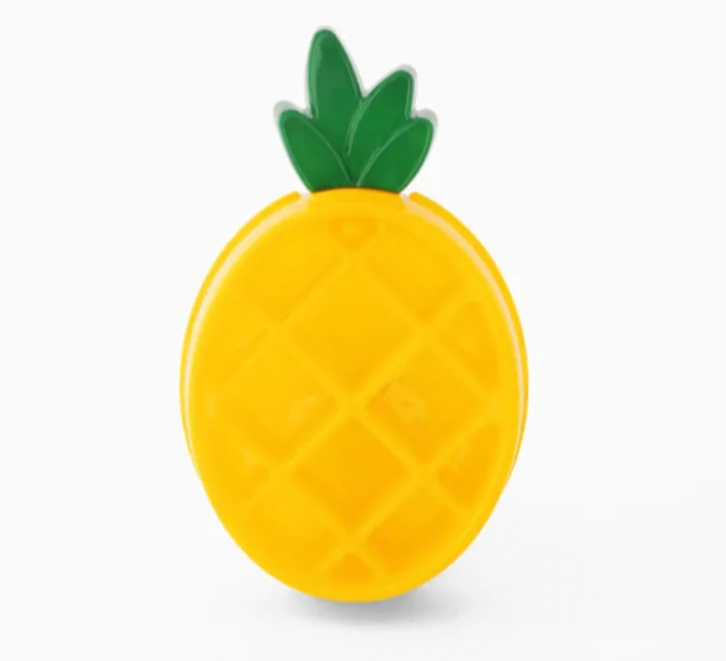 ZIPPY PAWS HAPPY DOG BOWL - PINEAPPLE