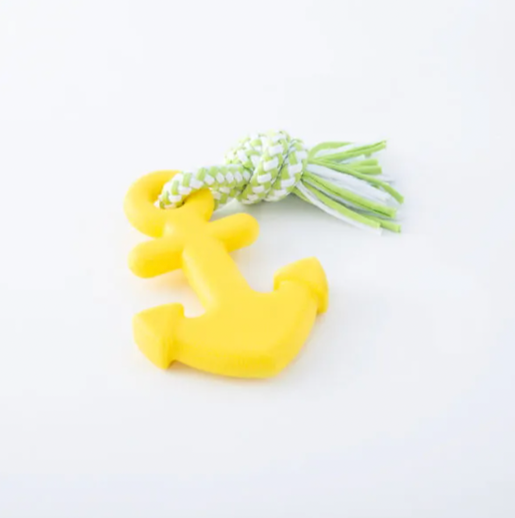 ZIPPY PAWS ZIPPYTUFF TEETHERZ DOG TOY - ANCHOR