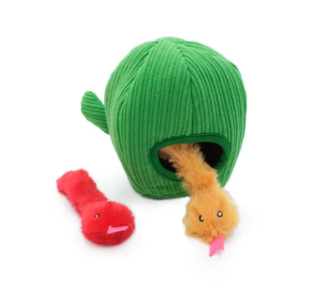 ZIPPYCLAWS BURROW CAT TOY - SNAKES IN CACTUS